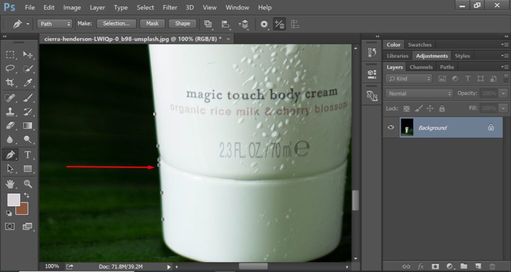 What is deep etching in Photoshop