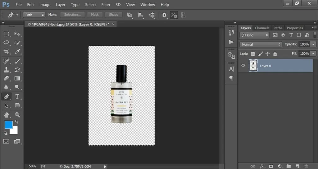 Photo Deep Etched Image